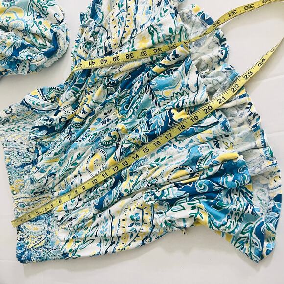 Lauren Ralph Lauren Paisley Print Off Shoulder Top Size S Small - Picture 8 of 8